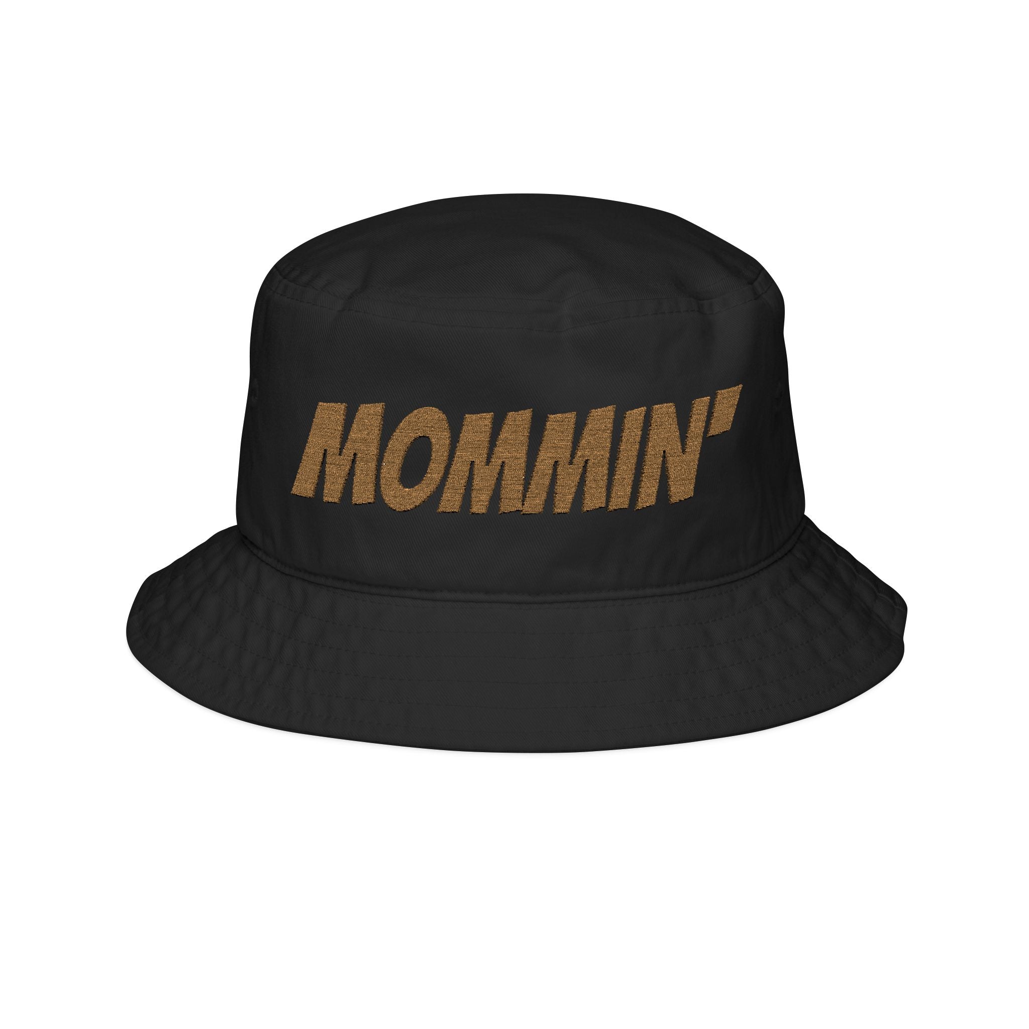 Mommin' Embroidered Bucket Hat — Cozy Mom Life Graphic