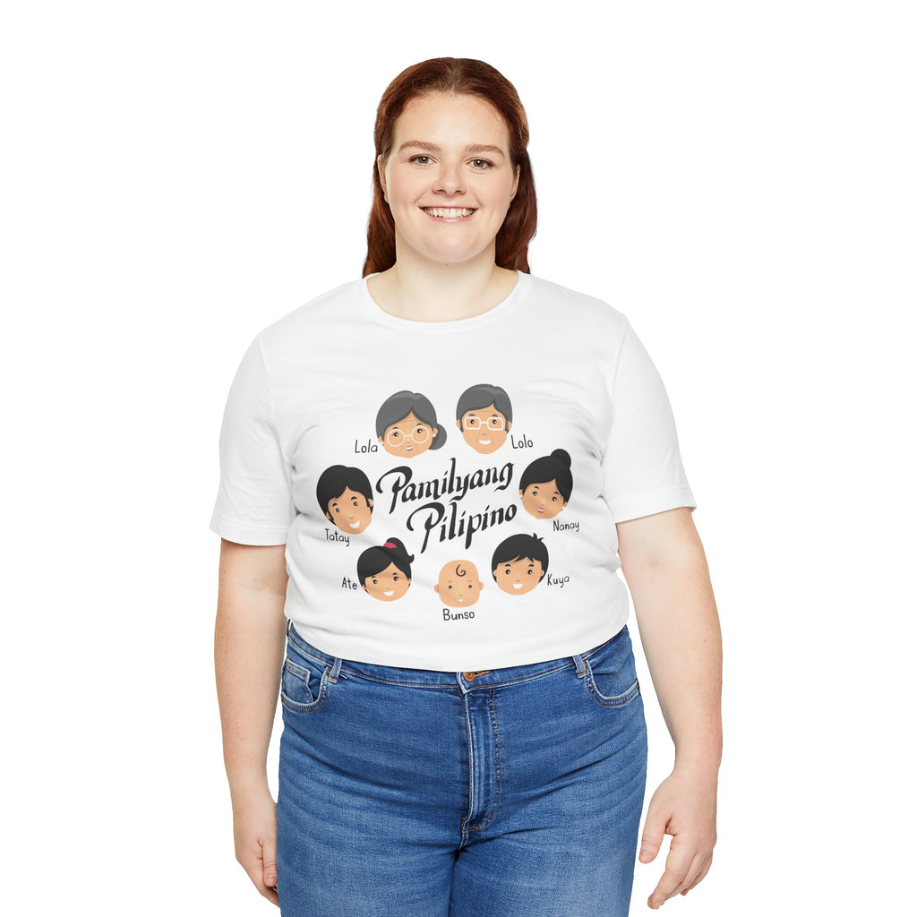 Pamilyang Pilipino Family Tee — Personalized Filipino Family Portrait Shirt