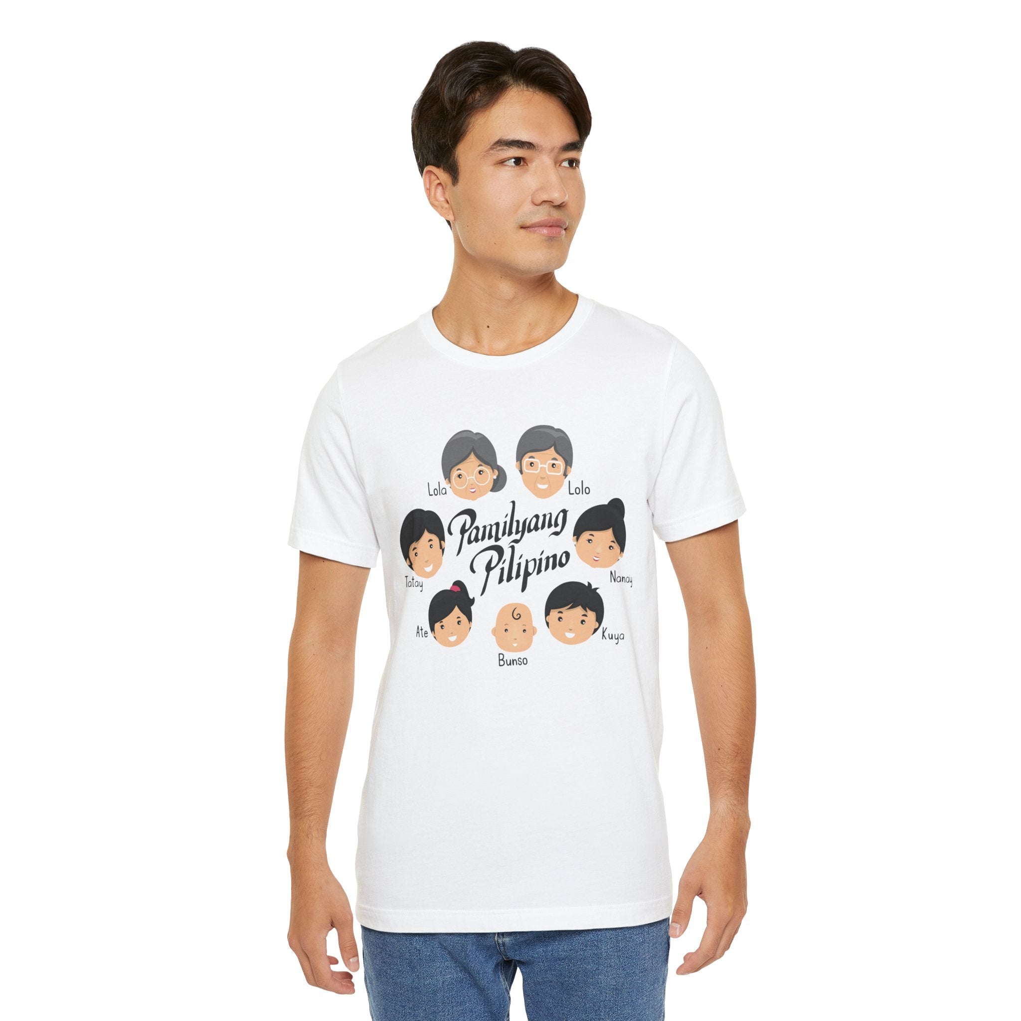 Pamilyang Pilipino Family Tee — Personalized Filipino Family Portrait Shirt