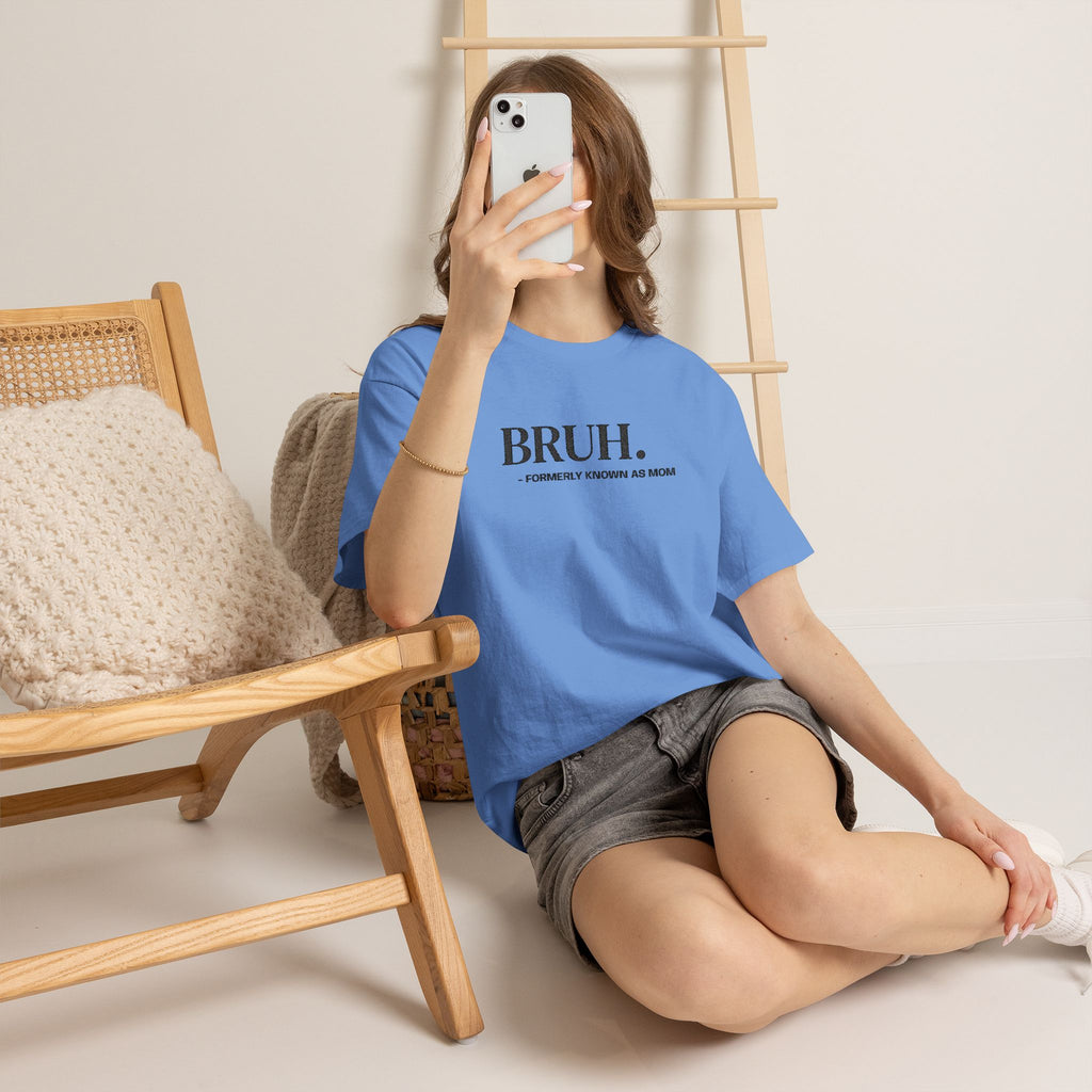BRUH. Tee — Funny Graphic Shirt with “Formerly Known as BRUH” Text