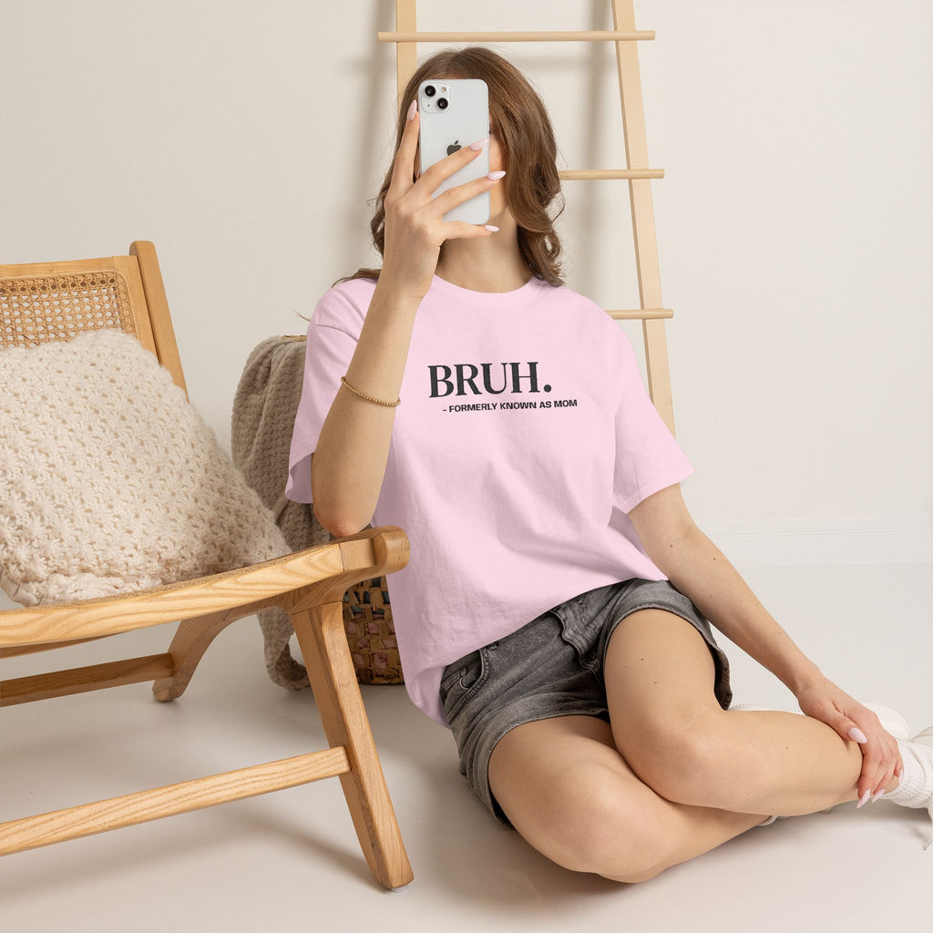 BRUH. Tee — Funny Graphic Shirt with “Formerly Known as BRUH” Text