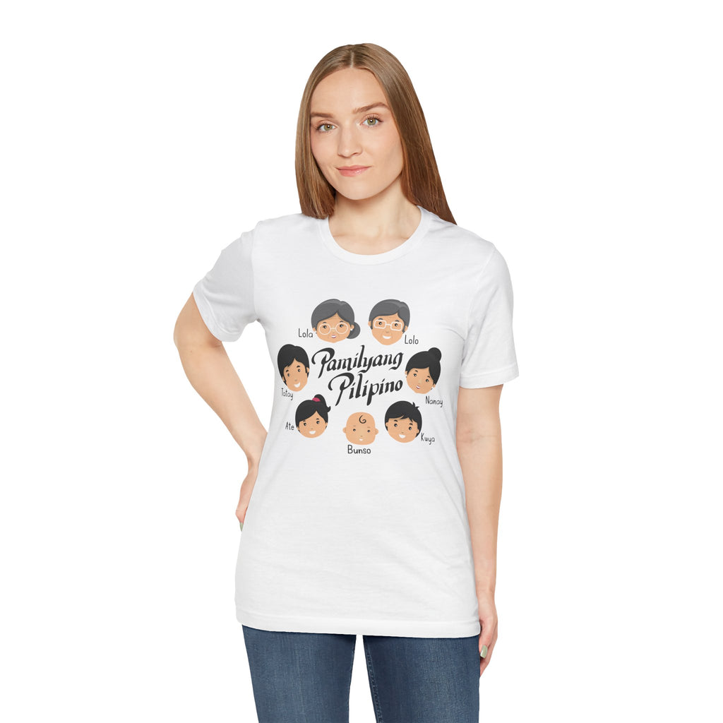 Pamilyang Pilipino Family Tee — Personalized Filipino Family Portrait Shirt