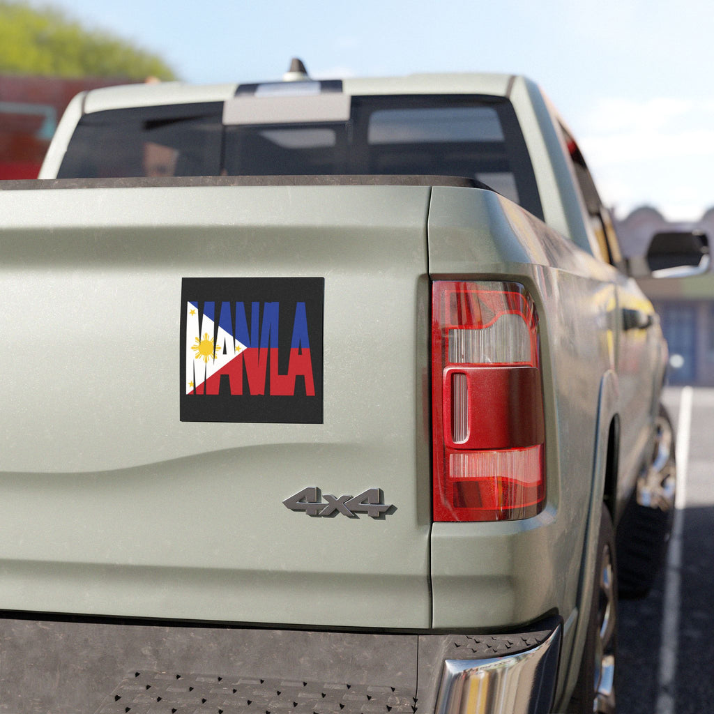 Nana Philippines Flag Car Magnet — Filipino Pride Magnetic Decal for Vehicles