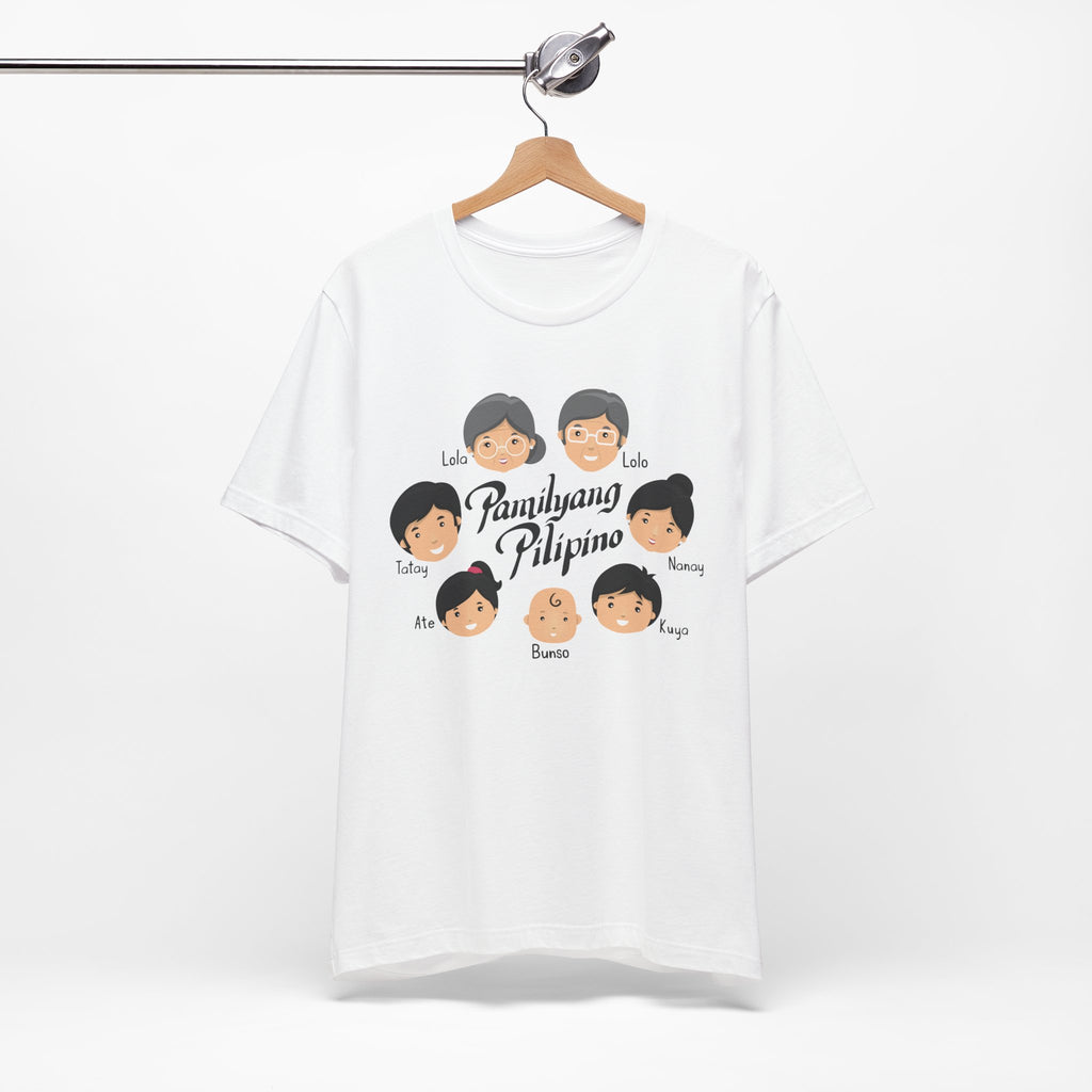 Pamilyang Pilipino Family Tee — Personalized Filipino Family Portrait Shirt