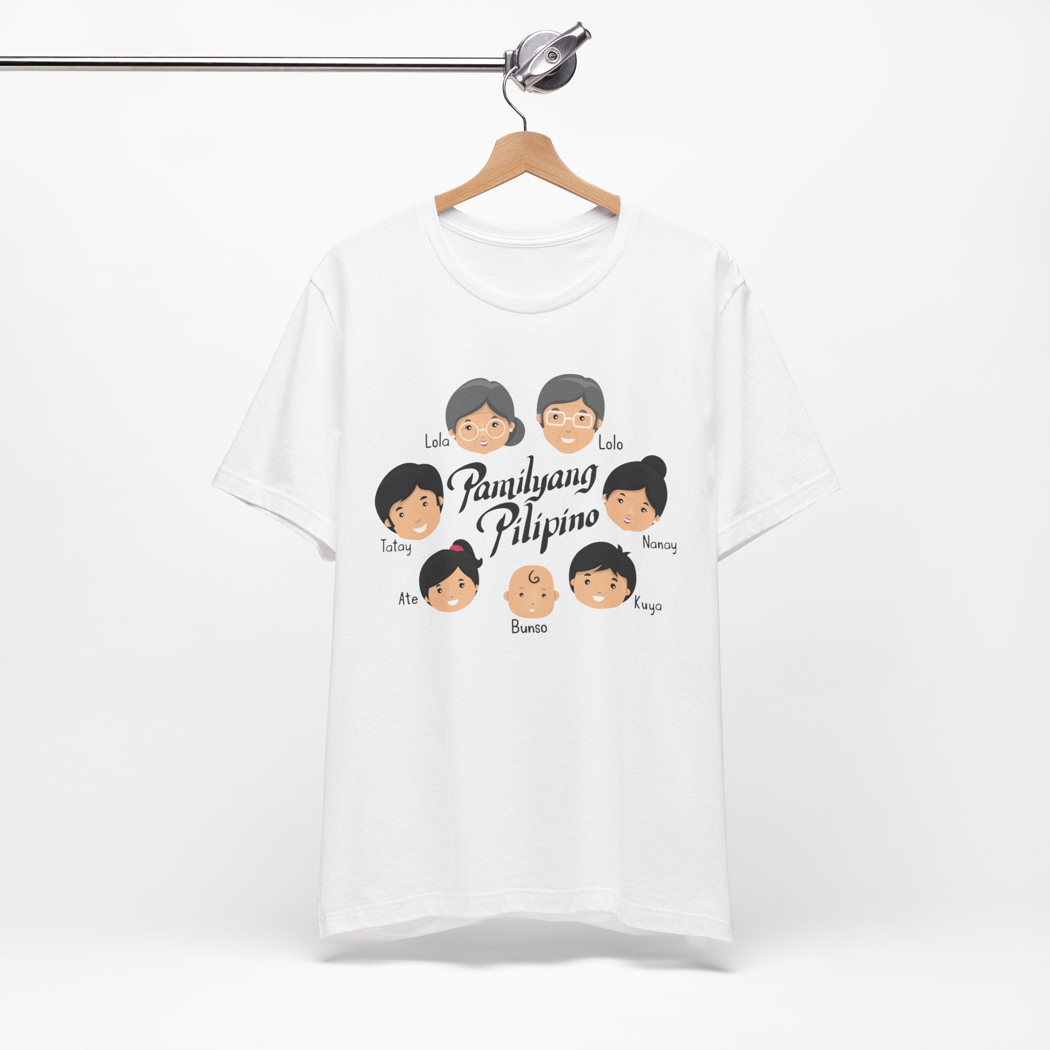 Pamilyang Pilipino Family Tee — Personalized Filipino Family Portrait Shirt