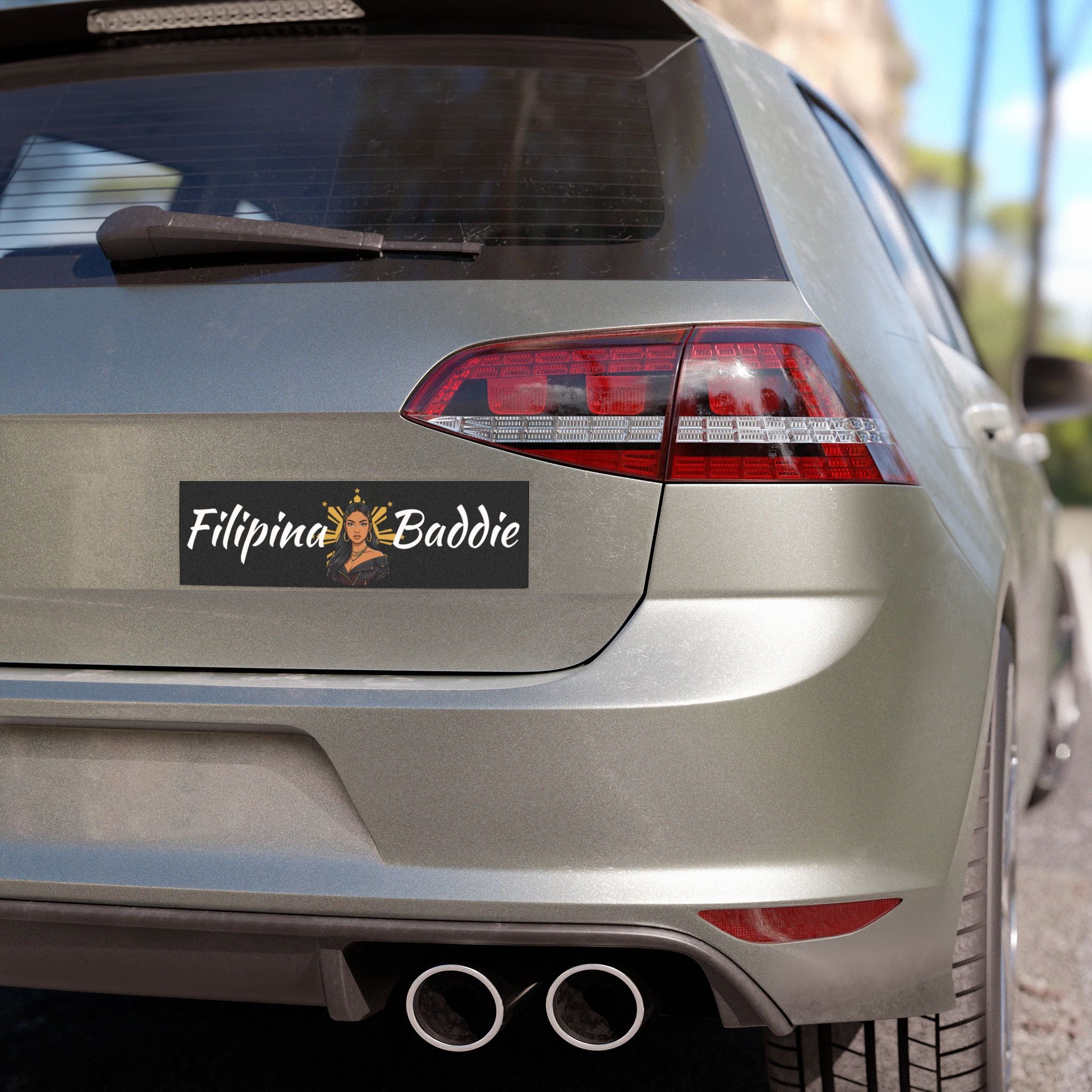 Nana Philippines Flag Car Magnet — Filipino Pride Magnetic Decal for Vehicles