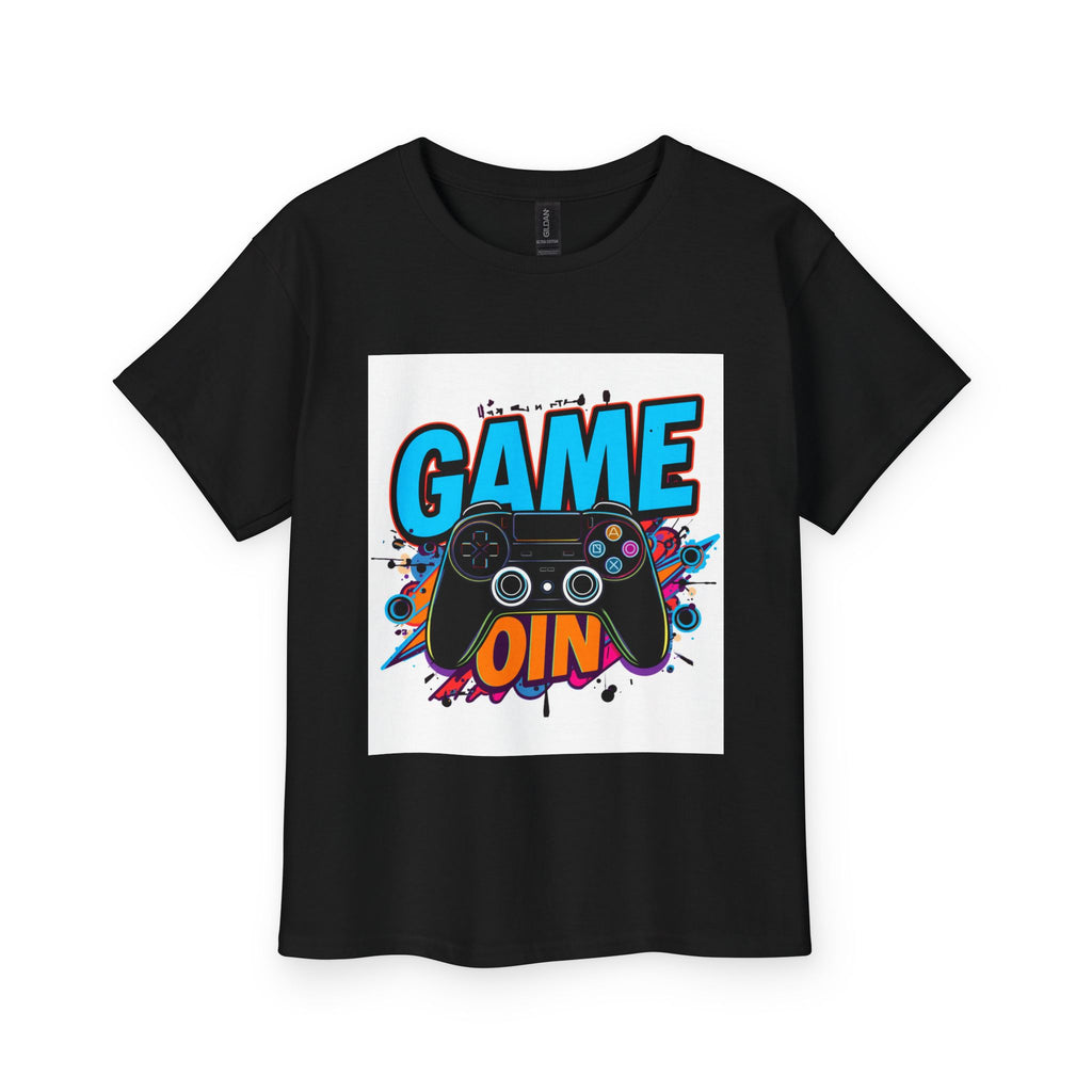 Youth Tee — "Game On" Video Game Controller Graphic