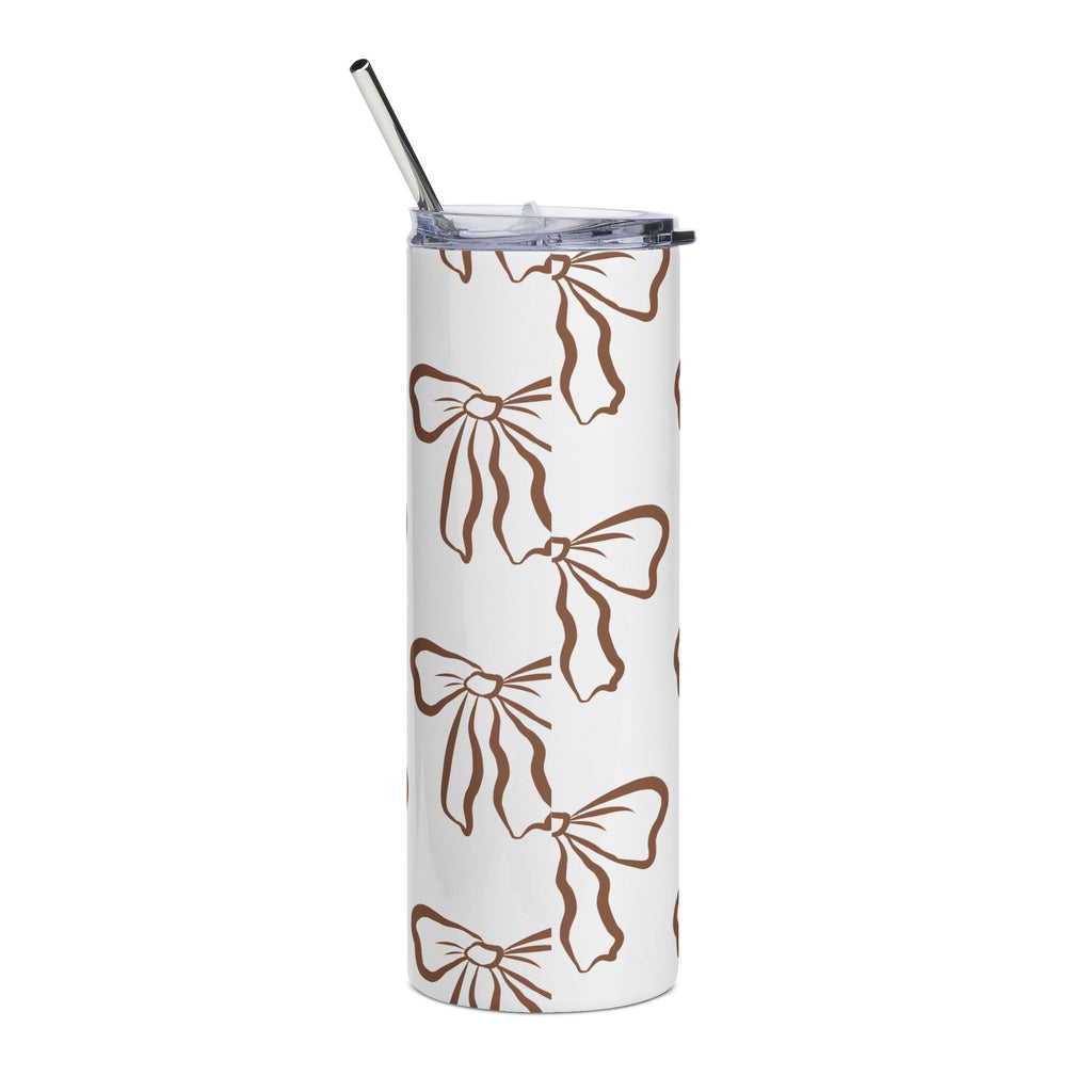 Mom Floral Stainless Steel Tumbler — 20oz Insulated Travel Cup