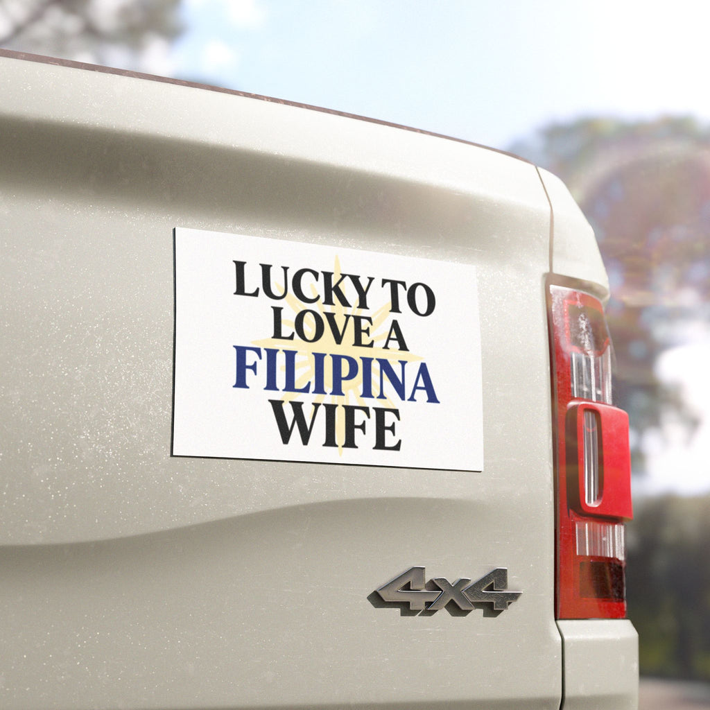 Nana Philippines Flag Car Magnet — Filipino Pride Magnetic Decal for Vehicles