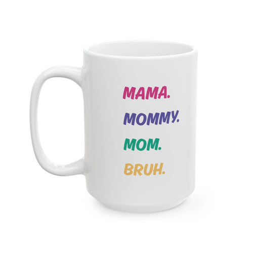 Motivational Rainbow Coffee Mug — "Be Kind, Work Hard, Stay Humble" Ceramic Mug (11oz & 15oz)