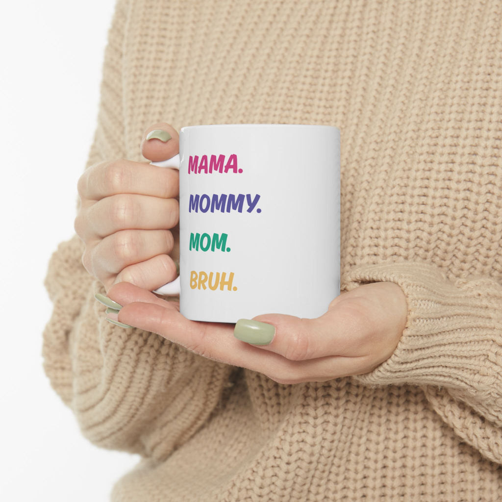 Motivational Rainbow Coffee Mug — "Be Kind, Work Hard, Stay Humble" Ceramic Mug (11oz & 15oz)