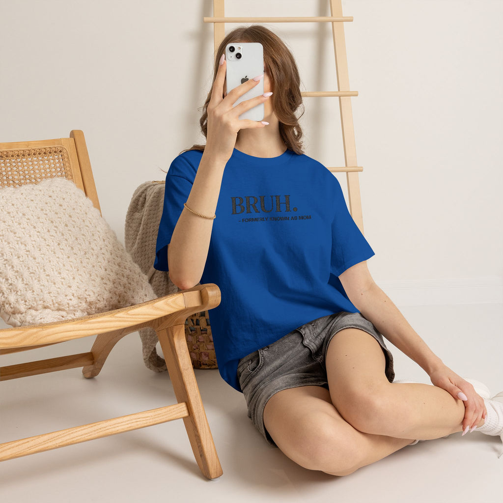 BRUH. Tee — Funny Graphic Shirt with “Formerly Known as BRUH” Text