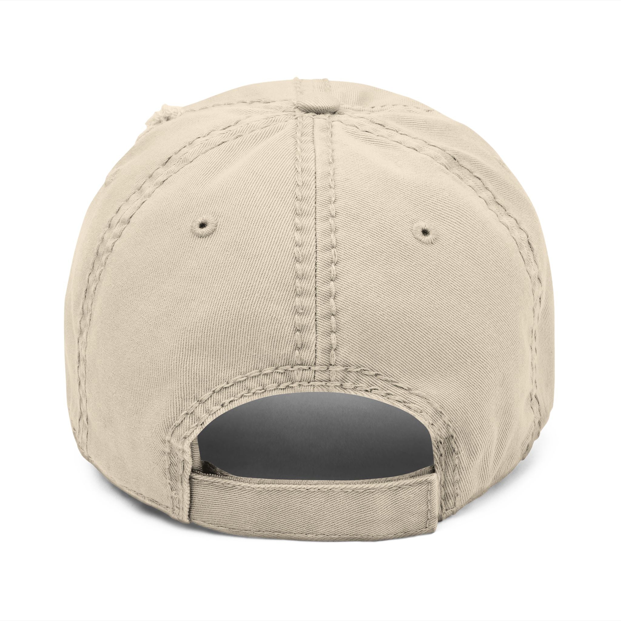 Mommin' Embroidered Distressed Dad Hat — "Too Busy to Care" Baseball Cap for Moms