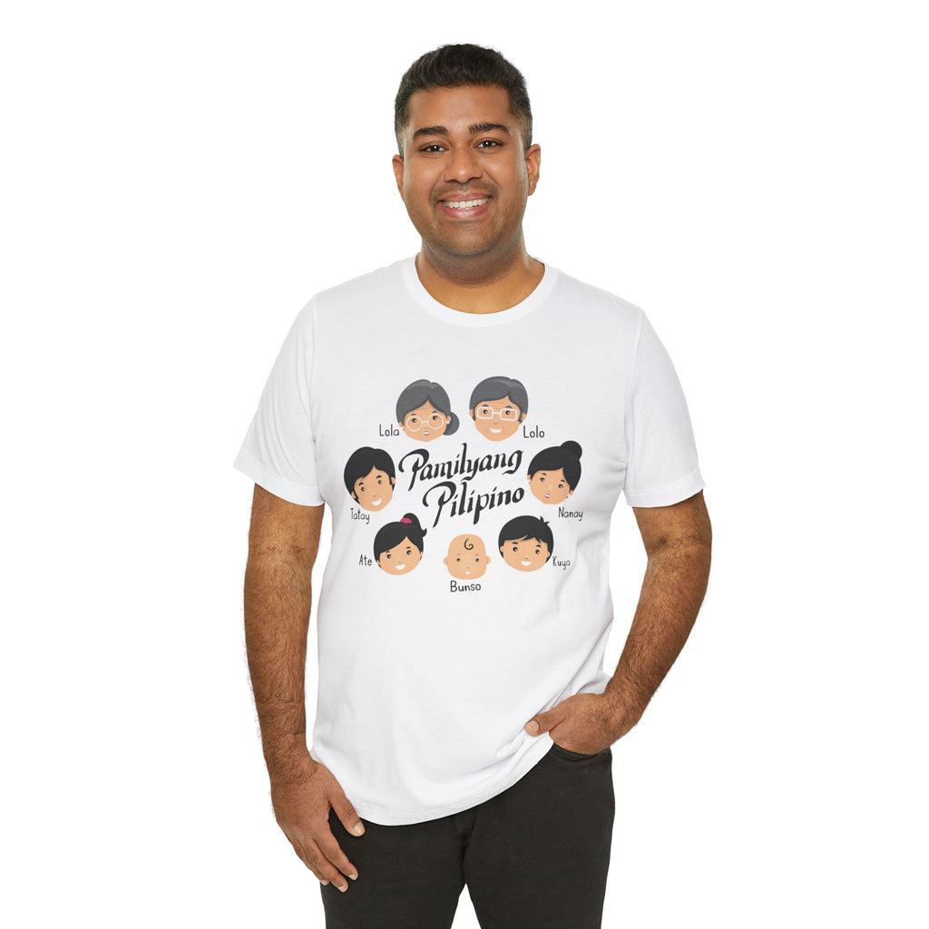 Pamilyang Pilipino Family Tee — Personalized Filipino Family Portrait Shirt