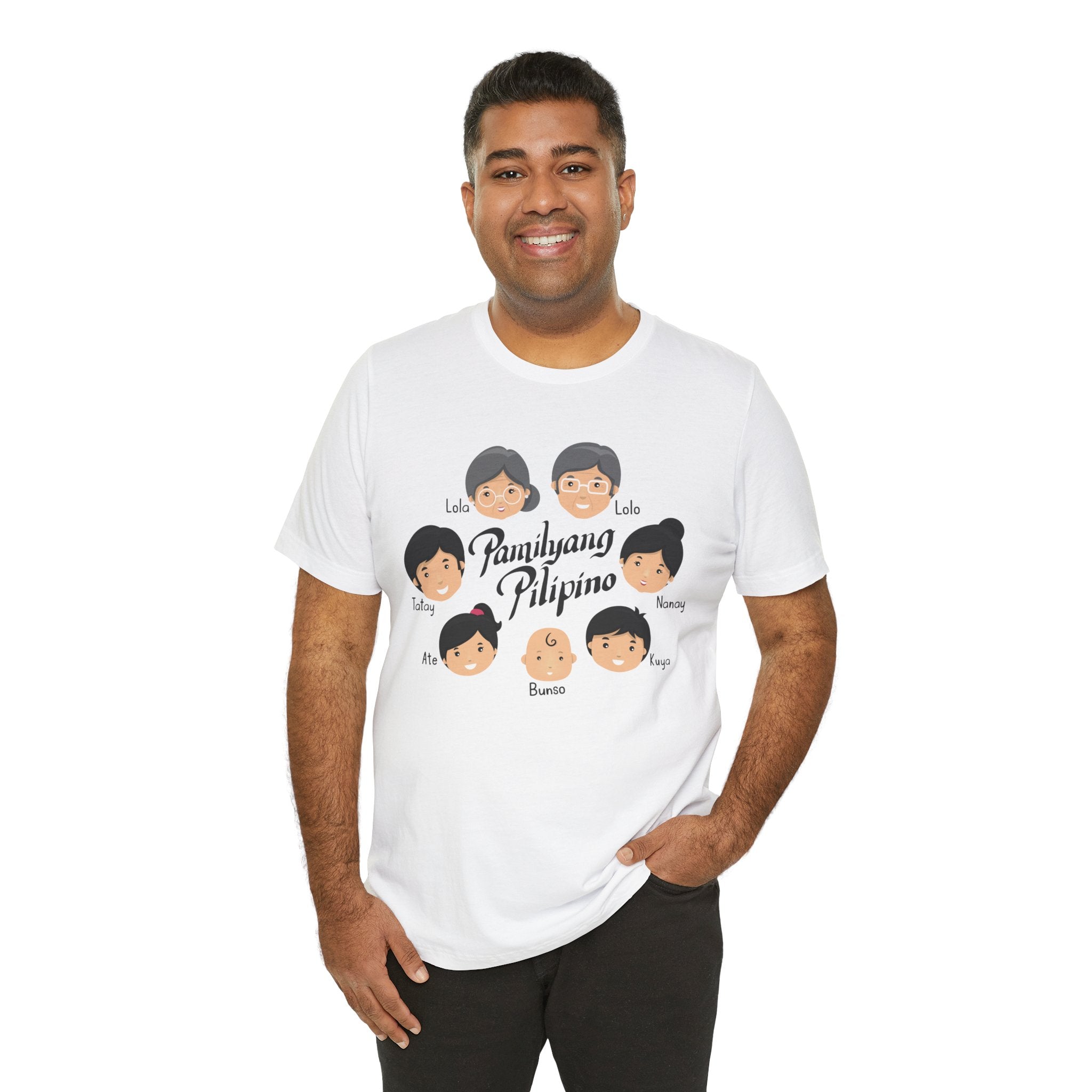 Pamilyang Pilipino Family Tee — Personalized Filipino Family Portrait Shirt