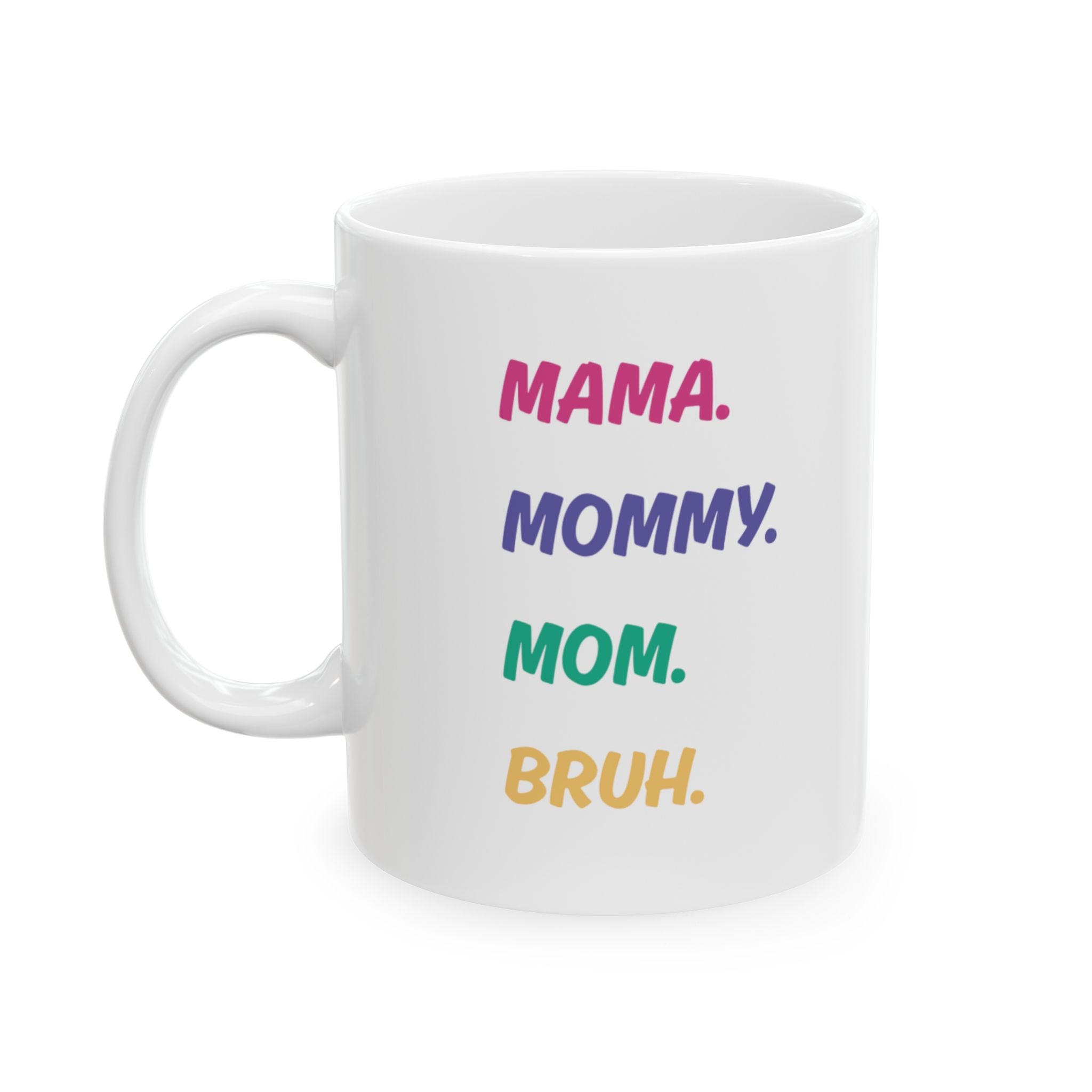 Motivational Rainbow Coffee Mug — "Be Kind, Work Hard, Stay Humble" Ceramic Mug (11oz & 15oz)