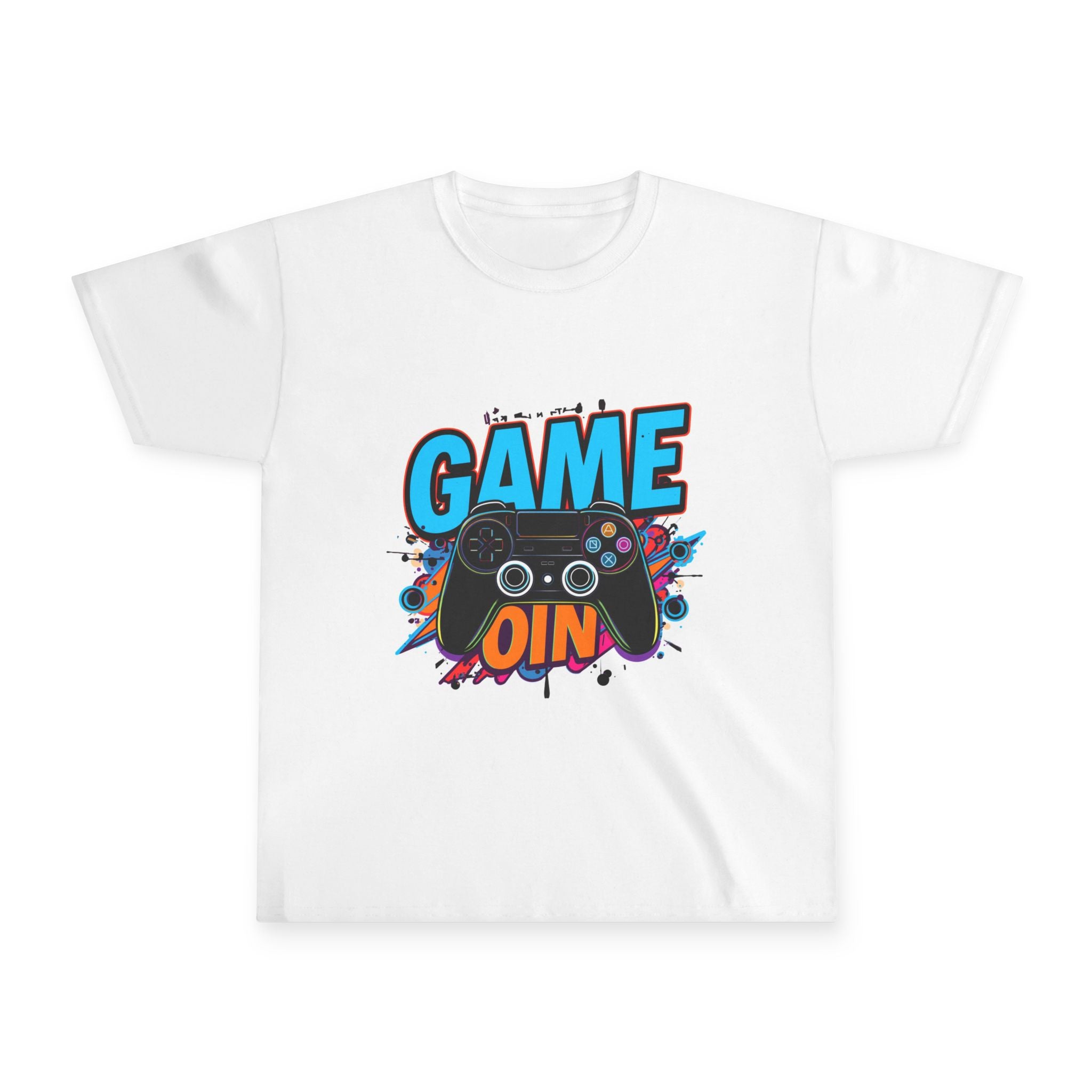 Youth Tee — "Game On" Video Game Controller Graphic